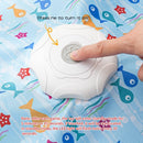 Automatic Cat Hunting Game Mat with 360° Teaser Wand, USB-C Rechargeable Interactive Pet Toy for Indoor Cats, Self-Entertainment Hide-and-Seek Play Mat, Durable Fabric & ABS Construction(Five-pointed fish design)