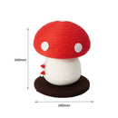 Red Mushroom Cat Tree with Sisal Scratching Post - Large Vertical Cat Climber, Durable Scratch-Resistant Design with Hanging Toys, Stylish Home Decor for Indoor Cats(340mm*280mm)