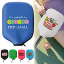 Black Neoprene Pickleball Paddle Cover Protective Case with Fun Graphic Design Durable Beach Tennis Racket Sleeve Bag for Table Tennis Paddles Shockproof Sports Equipment Storage(Style:1)