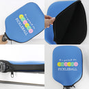 Black Neoprene Pickleball Paddle Cover Protective Case with Fun Graphic Design Durable Beach Tennis Racket Sleeve Bag for Table Tennis Paddles Shockproof Sports Equipment Storage(Style:3)