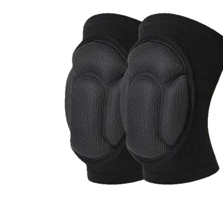 Size M Black Protective Sponge Knee Pads for Cycling and Climbing Impact Resistant Guard Pair for Sports and Roller Skating Comfort Solution for Local Athletes(1 Pair)