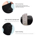 Size L Black Protective Sponge Knee Pads for Cycling and Climbing Impact Resistant Guard Pair for Sports and Roller Skating Comfort Solution for Local Athletes(1 Pair)