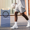 5 Pairs Black Patellar Tendon Silicone Stabilizer Knee Straps for Running and Basketball, Breathable Elastic Support Bands for Local Active Individuals
