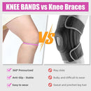 5 Pairs Black Patellar Tendon Silicone Stabilizer Knee Straps for Running and Basketball, Breathable Elastic Support Bands for Local Active Individuals