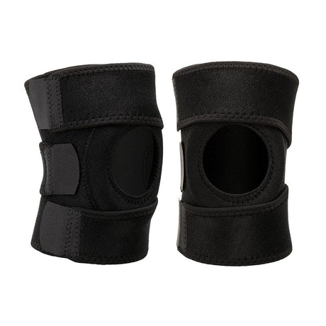 Black Upgraded Sport Knee Pads with Dual Spring Support and Shock Absorption for Basketball Cycling and Training Stabilizing Joint Compression for Local Athletes