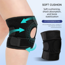 Black Upgraded Sport Knee Pads with Dual Spring Support and Shock Absorption for Basketball Cycling and Training Stabilizing Joint Compression for Local Athletes