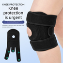 Blue Upgraded Sport Knee Pads with Dual Spring Support and Shock Absorption for Basketball Cycling and Training Stabilizing Joint Compression for Local Athletes