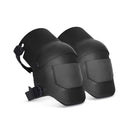Black Professional Grade TPU Construction Knee Pads Wear-Resistant Shock Absorbing Foldable Design for Local Engineering Projects and Site Safety (1 Pair)