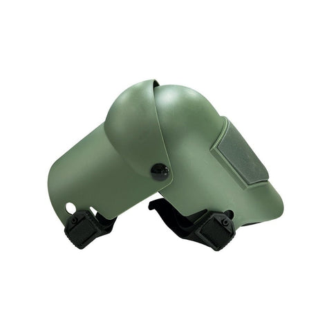 Green Professional Grade TPU Construction Knee Pads Wear-Resistant Shock Absorbing Foldable Design for Local Engineering Projects and Site Safety (1 Pair)