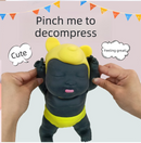 Black 26CM Large Squeeze Ugly Doll Stress Relief Toy Slow Rebound TPR Sand-Filled Squishy Figure for Local Home Pretend Play and Anxiety Reduction(Blue cap and white trousers)
