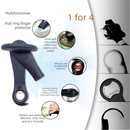 Black Multifunctional Manual Can Opener with Safe Smooth Edge Cutting Effort-Saving Design for Home Kitchen Easy Opening Solution for Local Households