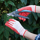4 Pairs Red, green, blue, purple Gardening Gloves with Breathable Latex Coating - Non-Slip Protective Work Gloves for Yard Work Planting and Outdoor Maintenance - All-Day Comfort and Dexterity for Gardeners
