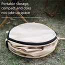 Army green Foldable Camping Trash Can with Lid - Large Capacity Heavy Duty Pop Up Rubbish Bin - Portable Storage Bag for Caravan, Picnic, Gardening and Outdoor Adventures - Space Saving Design(Size: S)