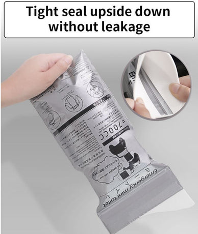 32PCS Leak-Proof & Odorless Motion Sickness Bags and Emergency Urine Bags - Unisex Portable Travel Potty for Car Road Trips & Camping
