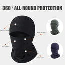 3-in-1 Black Winter Windproof and Thermal Sport Gear - Fleece Balaclava Hood, Touchscreen Gloves & Insulated Socks