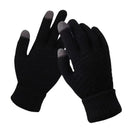 3-in-1 Black Winter Windproof and Thermal Sport Gear - Fleece Balaclava Hood, Touchscreen Gloves & Insulated Socks