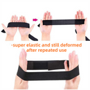 Adjustable Elastic Headband & Wig Grip Band - Comfortable and Seamless Edge Fixer for Wigs and Frontals (Black + Pink)