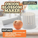 Fried Blooming Onion Maker - Professional Onion Flower Slicer & Cutter, Kitchen Vegetable Garnishing Tool