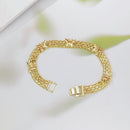 Gold Vintage Hollow Butterfly Metal Chain Bracelet - Premium Copper High-End Designer Intricate Jewelry