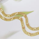 Gold Vintage Hollow Butterfly Metal Chain Bracelet - Premium Copper High-End Designer Intricate Jewelry
