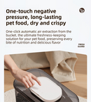 10L Smart Vacuum Pet Food Storage Container - Moisture & Insect Proof, Constant Pressure Paws-Keep-Fresh(Transparent Brown)