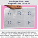 1000-Piece Large Jigsaw Puzzles with 70x50CM Display (Winter Night Theme) - 6 LetterAlphabetical Zone Partitioning, Stress-Relief Educational Toy for Teens & Adults