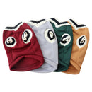 4-Pack XL Size Preppy Style V-Neck Knitted Cotton Pet Sweater - Hair-Resistant & Breathable, Classic Fleece-Lined Pullover for Cats and Dogs(Green + Red + Khaki + Grey)