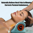 Intelligent Cervical Traction Pillow with Heat Compression & Magnetic Therapy - Red Light Therapy & EMS Pulse Dual-Angle Neck Massager
