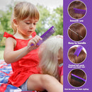 2000PCS Candy Macaron Soft Elastic Hair Ties (32-Color) + 11PCS Hair Styling Tools Set with Storage Case for Toddlers & Girls