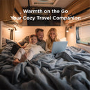 Premium Soft Flannel Fleece Blanket (Mini / Travel 50 x 70 CM) - Lightweight Plush Throw for Sofa, Bed & Travel, Pet Friendly & Machine Washable