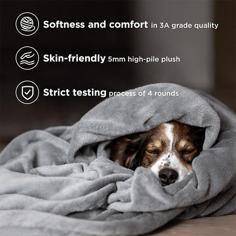 Premium Soft Flannel Fleece Blanket (Extra Large 200 x 230 CM) - Lightweight Plush Throw for Sofa, Bed & Travel, Pet Friendly & Machine Washable