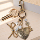 #3544 Bohemian Vintage Metal Keychain Bag Charm - Handcrafted Lucky Ethnic Bag Styling Accessory & Mother's Day Gift
