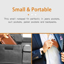 7-Piece Blue Business A7 Pocket Notebook Set - Premium PU Leather Memo Pad, 5 Memo Replacement Refills & 2-in-1 Metal Stylus Pen