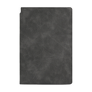 Dark Grey A4 PU Leather Whiteboard Notebook with 3-Color Pens, Eraser & Cloth - Reusable Eco-Friendly Desktop Memo Pad & Handheld Writing Tablet