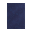 Dark Blue A4 PU Leather Whiteboard Notebook with 3-Color Pens, Eraser & Cloth - Reusable Eco-Friendly Desktop Memo Pad & Handheld Writing Tablet