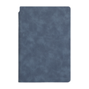 Blue A4 PU Leather Whiteboard Notebook with 3-Color Pens, Eraser & Cloth - Reusable Eco-Friendly Desktop Memo Pad & Handheld Writing Tablet