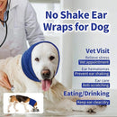 3-Pack Grey Instant Calming Dog Warm Hoods and Ear Covers (S Size) - Anxiety Relief Noise Reduction & Grooming Support, Breathable Full-Head Protection