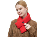 Pink USB Powered Graphene Rapid Heated Scarf - 80 x 10 CM Washable Winter Thermal Wrap with 3-Level Temp for Cervical Support & Pain Relief