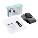 Grey Wireless Rechargeable Heated Ankle Massager - 3 Heat Levels & 3 Vibrating Intensities Foot Joint Wrap for Pain Relief and Recovery
