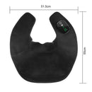Black Wireless Large Coverage Heated Shoulder & Neck Wrap - TypeC Rechargeable Thermal Therapy Shawl with 4 Temp Levels & 5 Timers