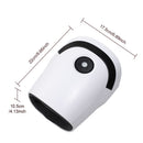 White Portable Electric Hand Massager - USB-C Rechargeable, Airbag Compression, Graphene 42℃ Constant Heating & 5 Levels Intensity for Everyday Use and Arthritis Carpal Tunnel Relief