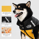 Yellow  M  Size  Dog Clothing — Warm, Thickened Cotton Jacket for Autumn & Winter; Waterproof Pet Vest — Reflective Safety Design, Leash-Compatible