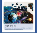 2 PCS 1000 Piece Jigsaw Puzzle for Adults - Animal & Landscape Art Design, Stress Relief Brain Game - Premium Quality Paper Puzzle for Teens Adults Ages 14+ 【Space+home】