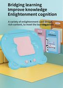 Blue Bear Talking  Cards Educational Toy for Toddlers 112 Cards Audible Preschool Learning Machine Early Childhood Development Interactive Reading Cards with Rechargeable Battery ABS Material