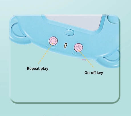 Blue Bear Talking  Cards Educational Toy for Toddlers 112 Cards Audible Preschool Learning Machine Early Childhood Development Interactive Reading Cards with Rechargeable Battery ABS Material