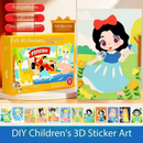 2-pce Kids 3D EVA Foam Sticker Art Kit - Princess Theme DIY Craft Activity Set with 12 Designs, Self-Adhesive Pre-Cut Shapes, Creative Handmade Gift Box for Girls Ages 4+ Preschool Educational Toy【Animals+ Oceans】