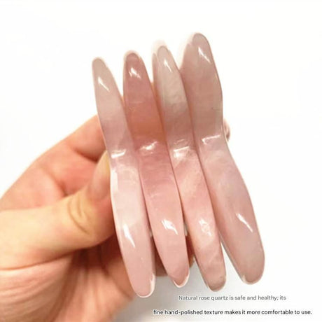 2-piece Green Natural   Gua Sha Facial Tool - Hand-Polished Stone Massage Board for Face and Neck, Cooling Skincare Ritual, Easy Daily Use, Gift Ready