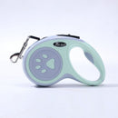 Green Automatic Retractable Dog Leash - 3M Extendable Lead with One-Handed Brake Lock - ABS Casing, Ergonomic Grip, Tangle-Free Nylon Tape, Outdoor Walking Essential