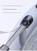 Green Automatic Retractable Dog Leash -  5M Extendable Lead with One-Handed Brake Lock - ABS Casing, Ergonomic Grip, Tangle-Free Nylon Tape, Outdoor Walking Essential