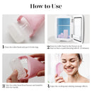 2-piece Purple Face Ice Roller with Gel Cooling Head and Gua Sha Board- Reusable PP and Gel Cold Massage Tool for De-Puffing, Soothing, and Refreshing Skin, Easy to Freeze, Comfortable Grip, Daily Skincare Essential
